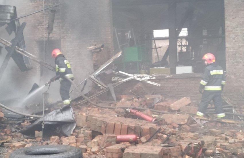 На агропідприємстві у Чернігівській області стався вибух із серйозною пожежею