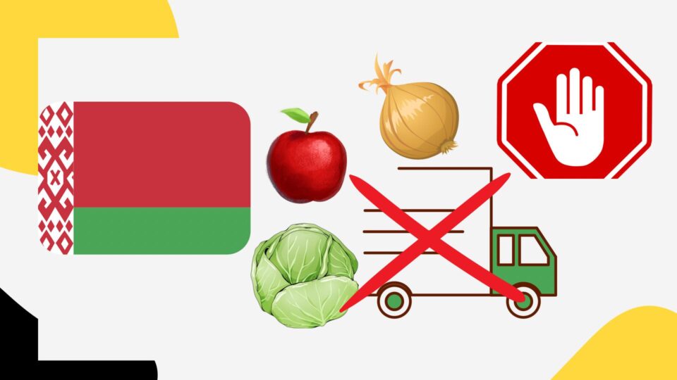 Заборона експорту з Білорусі яблук, цибулі та капусти вдарить по українським фермерам