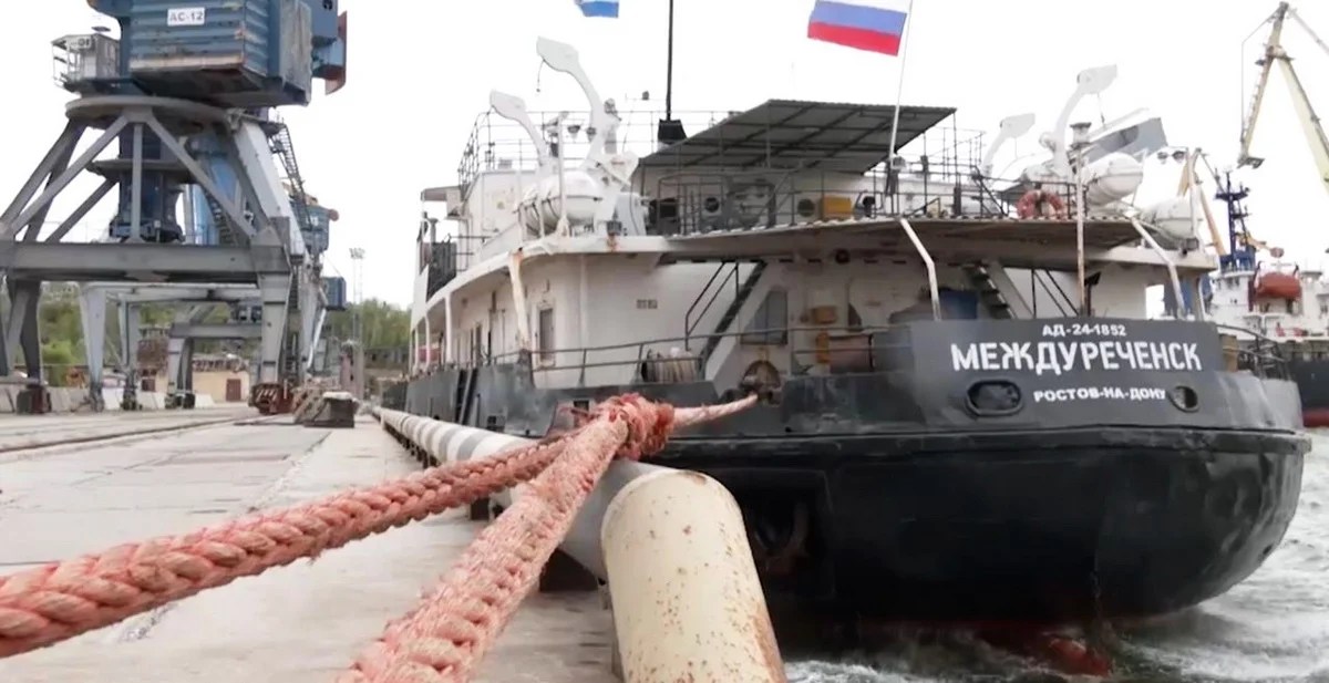 Крадіжка українського зерна: ідентифіковано судно, яке курсує з Маріуполя