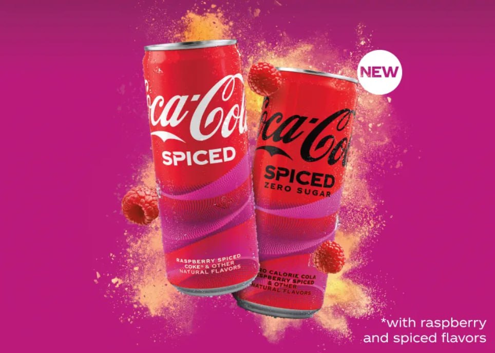Coca-Cola анонсувала новий смак «Spiced» з ароматом малини та прянощів