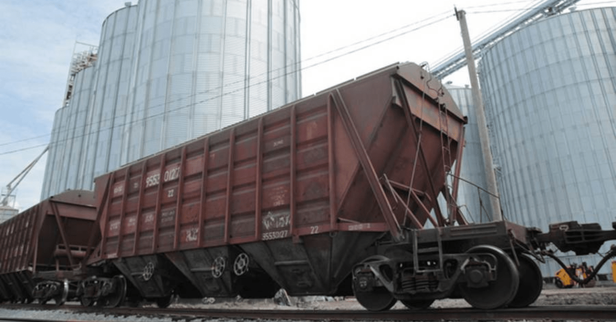 У квітні скоротилася передача зерна залізницею до всіх країн