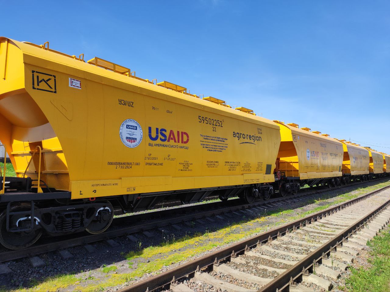 USAID замовив в українського заводу 300 вагонів-зерновозів для агроекспортерів